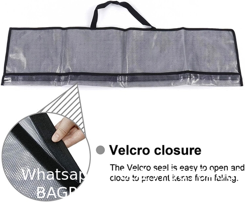 Fishing Rod Case Three Layers Fishing Rod Bag Oxford Folding Fishing Pole Bag Outdoor Waterproof Tackle Storage