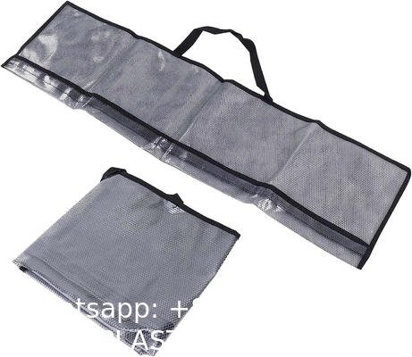 Fishing Rod Case Three Layers Fishing Rod Bag Oxford Folding Fishing Pole Bag Outdoor Waterproof Tackle Storage