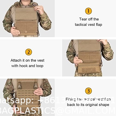 Outdoor Tactical Waist Bag, Tactical Drop Pouch with Hook and Loop for JPC CPC AVS Vest Utility Tool Pouch Fanny Pack