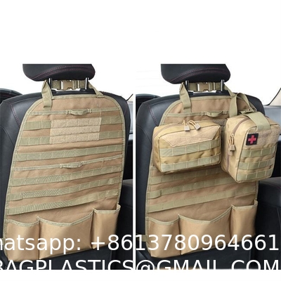 Tactical Front Seat Back Storage Bag/Hanger Bag Organizer With 5 Bags,Universal Fits For All Vehicel