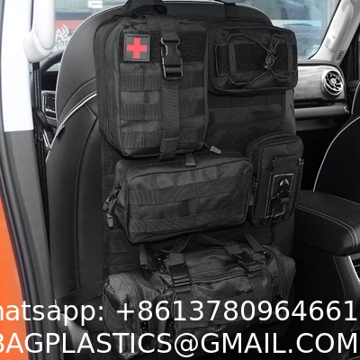 Tactical Front Seat Back Storage Bag/Hanger Bag Organizer With 5 Bags,Universal Fits For All Vehicel