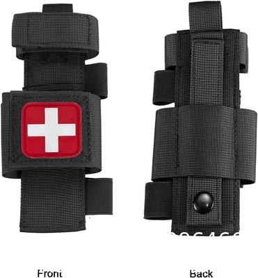 Tactical Tourniquet Storage Bag, 1000D Tactical Tourniquet Holder Molle Trauma Medcial Shears Holster TQ Pouch