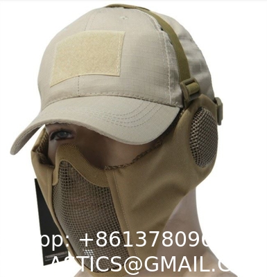 Tactical Steel Wire Protector Mask, Mesh Mask, Ninja Tactical Mask With Full Face Protection For Outdoor