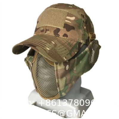 Tactical Steel Wire Protector Mask, Mesh Mask, Ninja Tactical Mask With Full Face Protection For Outdoor
