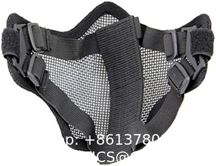 Tactical Steel Wire Protector Mask, Mesh Mask, Ninja Tactical Mask With Full Face Protection For Outdoor