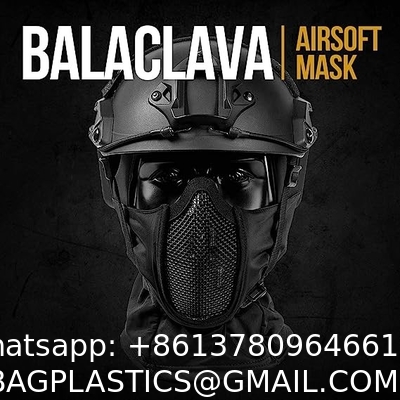Tactical Steel Wire Protector Mask, Mesh Mask, Ninja Tactical Mask With Full Face Protection For Outdoor