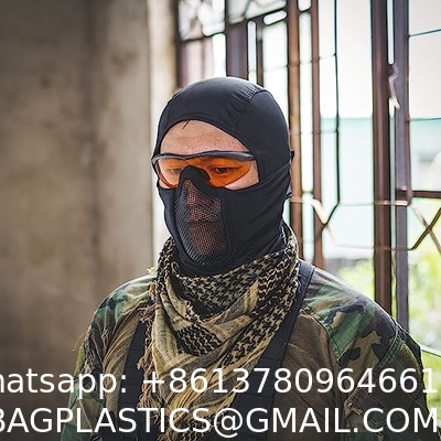 Tactical Steel Wire Protector Mask, Mesh Mask, Ninja Tactical Mask With Full Face Protection For Outdoor