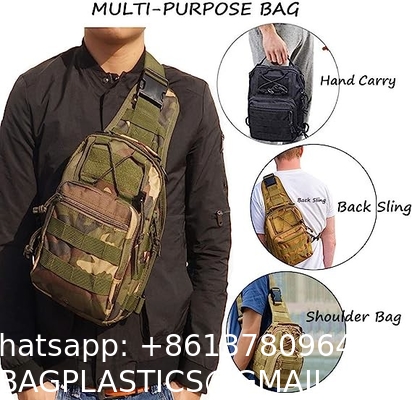 Tactical Shoulder Sling Bag Small Outdoor Chest Pack For Men Traveling, Trekking, Camping, Rover Sling Daypack