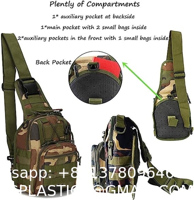 Tactical Shoulder Sling Bag Small Outdoor Chest Pack For Men Traveling, Trekking, Camping, Rover Sling Daypack