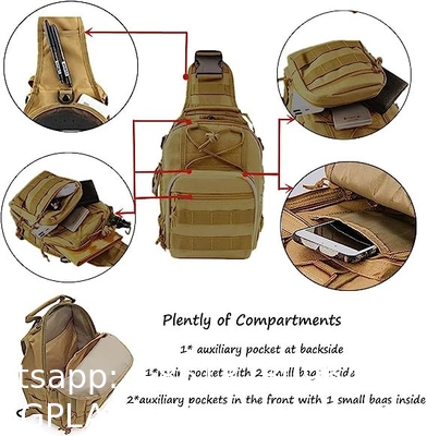 Tactical Shoulder Sling Bag Small Outdoor Chest Pack For Men Traveling, Trekking, Camping, Rover Sling Daypack