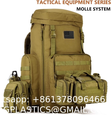 Tactical Military Army Backpack, Tactical Hiking Daypack 70-85L Military MOLLE Assault Backpack Army Traveling Campi