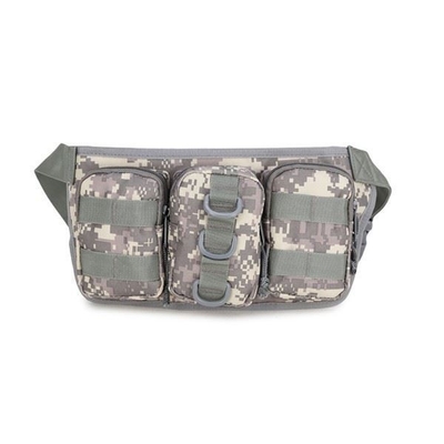 Military Camouflage Waist Bag Utility Belt with Water Bottle Holder Hiking Mountaineering Camping Riding Fish