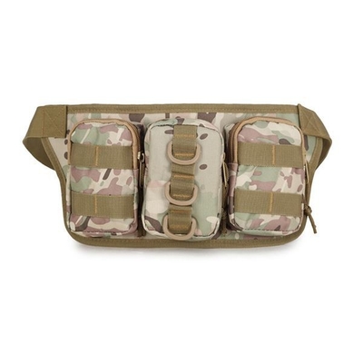 Military Camouflage Waist Bag Utility Belt with Water Bottle Holder Hiking Mountaineering Camping Riding Fish