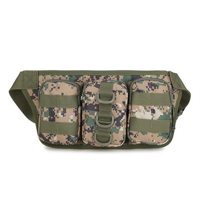 Military Camouflage Waist Bag Utility Belt with Water Bottle Holder Hiking Mountaineering Camping Riding Fish