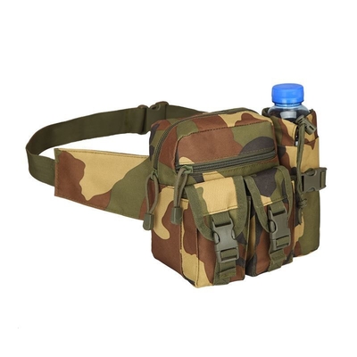 Tactical Waist Bag Military Fanny Pack, Utility Belt With Water Bottle Holder, Suitable For Hiking Mountaineeri