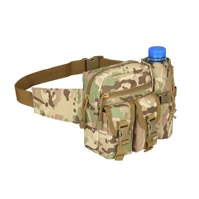 Tactical Waist Bag Military Fanny Pack, Utility Belt With Water Bottle Holder, Suitable For Hiking Mountaineeri