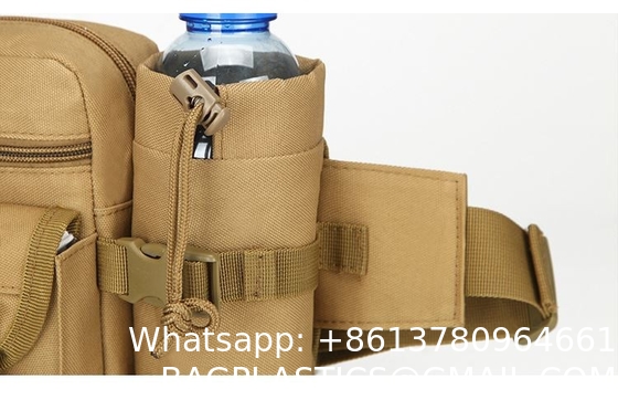 Tactical Waist Bag Military Fanny Pack, Utility Belt With Water Bottle Holder, Suitable For Hiking Mountaineeri