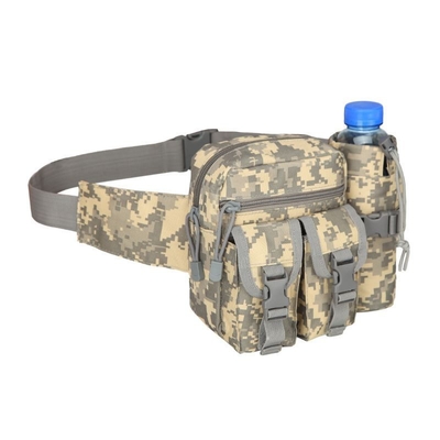 Tactical Waist Bag Military Fanny Pack, Utility Belt With Water Bottle Holder, Suitable For Hiking Mountaineeri