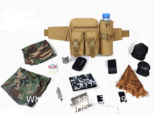 Tactical Waist Bag Military Fanny Pack, Utility Belt With Water Bottle Holder, Suitable For Hiking Mountaineeri