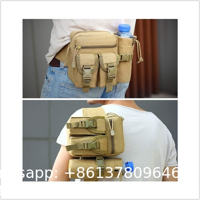 Tactical Waist Bag Military Fanny Pack, Utility Belt With Water Bottle Holder, Suitable For Hiking Mountaineeri