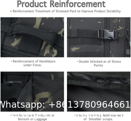 Military Backpack, Tactical, Large Molle Assault Pack Military Tactical Army Camping Hiking Trekking
