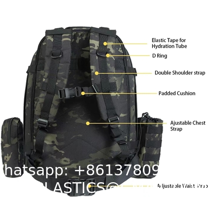 Military Backpack, Tactical, Large Molle Assault Pack Military Tactical Army Camping Hiking Trekking