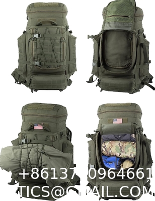 Tactical Backpack 100L Camouflage Bag, Rucksack Tactical MOLLE Pack For Backpacking Hiking Camping Hunting