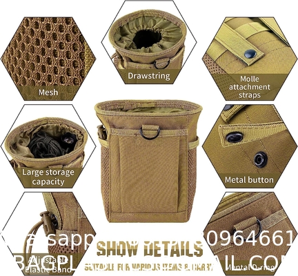 Outdoor Tactical Hunting Pouch, Dump Pouch Ammo Pouch Utility Belt Hip Waist Bag For Outdoor Supplies