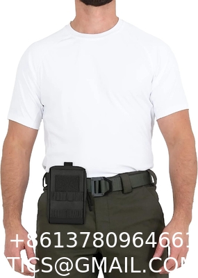 Molle Pouche, 5pc Tactical Molle Pouches Gadget EDC Pouch Hanging Waist Pocket For Hunting Sport Black