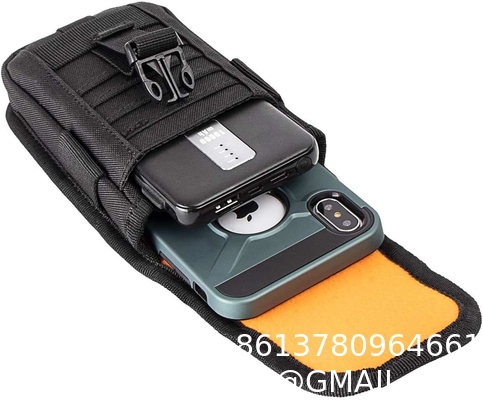 Tactical Cell Phone Holster Pouch, Tactical Smartphone Pouches Cellphone Case Molle Gadget Bag Molle Attachment Belt