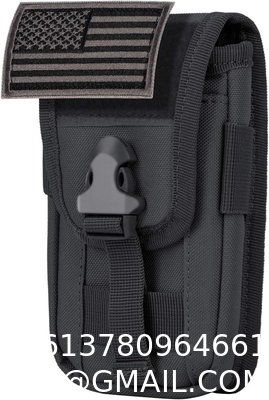 Tactical Cell Phone Holster Pouch, Tactical Smartphone Pouches Cellphone Case Molle Gadget Bag Molle Attachment Belt