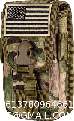 Tactical Cell Phone Holster Pouch, Tactical Smartphone Pouches Cellphone Case Molle Gadget Bag Molle Attachment Belt