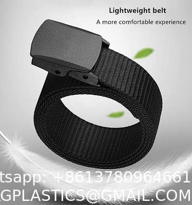 Nylon Web Belt Plastic Buckle 1.5" Tactical Webbing Casual Belt For Work Leisure Sport