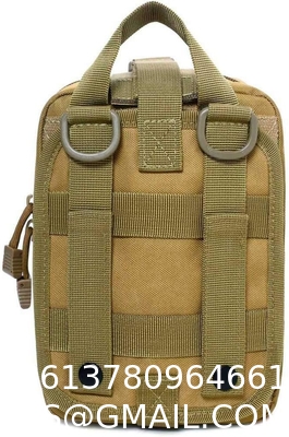 1000D Molle Ifak Pouch Rip Away, Tactical Tear Away Medical Pouch Empty, Military First Aid Pouch Bag Only for Camping