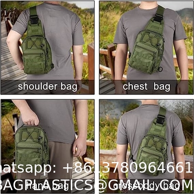 Tactical Shoulder Sling Bag Small Outdoor Chest Pack For Men Traveling, Trekking, Camping, Rover Sling Daypack