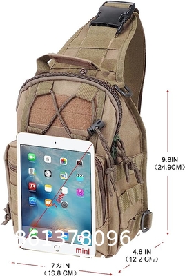 Tactical Shoulder Sling Bag Small Outdoor Chest Pack For Men Traveling, Trekking, Camping, Rover Sling Daypack