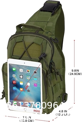 Tactical Shoulder Sling Bag Small Outdoor Chest Pack For Men Traveling, Trekking, Camping, Rover Sling Daypack