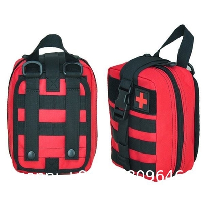 Military First Aid Pouch Bag, Military Chest Shoulder Backpack, Outdoor Emergency Survival Kit Quick Release Design