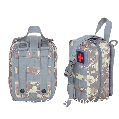 Military First Aid Pouch Bag, Military Chest Shoulder Backpack, Outdoor Emergency Survival Kit Quick Release Design