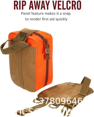 Tactical MOLLE Rip-Away EMT Medical First Aid IFAK Lifesaving Pouch,Outdoor Medical Package,Mountaineering/Climbing Resc