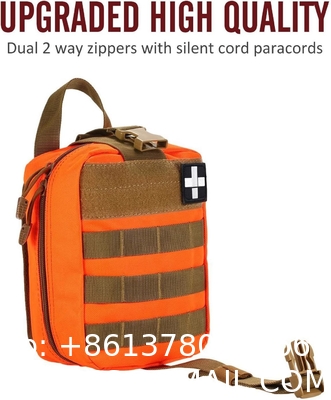 Tactical MOLLE Rip-Away EMT Medical First Aid IFAK Lifesaving Pouch,Outdoor Medical Package,Mountaineering/Climbing Resc