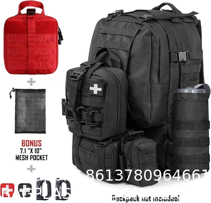 Tactical MOLLE Rip-Away EMT Medical First Aid IFAK Lifesaving Pouch,Outdoor Medical Package,Mountaineering/Climbing Resc