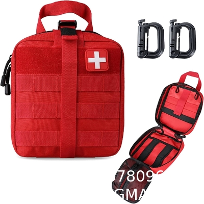 Tactical MOLLE Rip-Away EMT Medical First Aid IFAK Lifesaving Pouch,Outdoor Medical Package,Mountaineering/Climbing Resc
