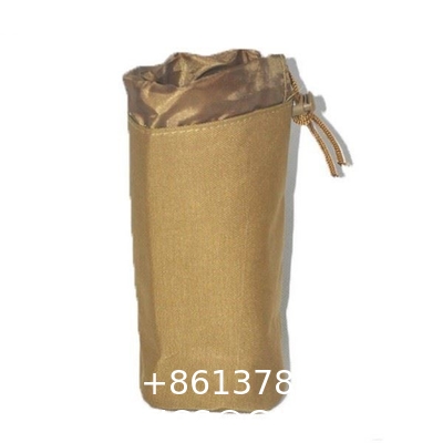 Sports Water Bottles Pouch Bag, Tactical Drawstring Molle Water Bottle Holder Portable Travel Tactical Hydration