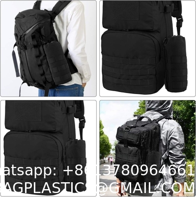 Sports Water Bottles Pouch Bag, Tactical Drawstring Molle Water Bottle Holder Portable Travel Tactical Hydration
