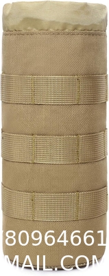 Sports Water Bottles Pouch Bag, Tactical Drawstring Molle Water Bottle Holder Portable Travel Tactical Hydration