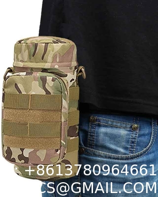 Tactical Molle Water Pouch, Tactical Bottle Holder Military Water Bottle Bag Hydration Carrier H20 Pouch Kettle Pouch