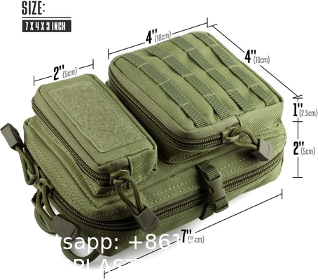 Tactical Molle Utility Pouch, EDC Tool Pouch Tactical Phone Pouches Mini Waist Pouches Medical EDC IFAK Pack Design