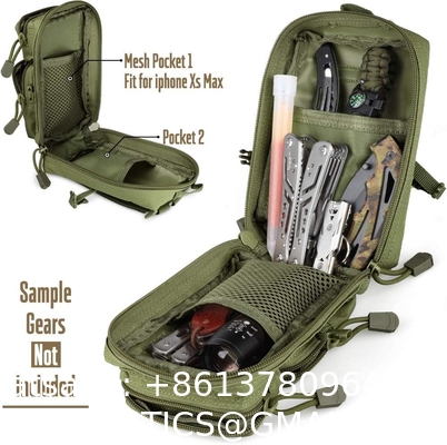 Tactical Molle Utility Pouch, EDC Tool Pouch Tactical Phone Pouches Mini Waist Pouches Medical EDC IFAK Pack Design