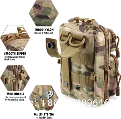 Tactical Molle Utility Pouch, Tool Pouch Tactical Phone Pouches Mini Waist Pouches Medical EDC IFAK Pack Mini Design